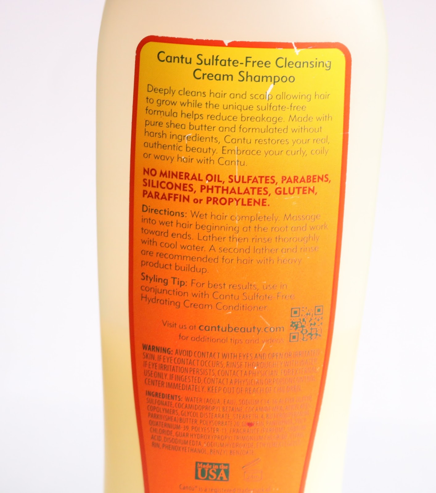 Hairversary Product Review Cantu Shea Butter for Natural Hair
