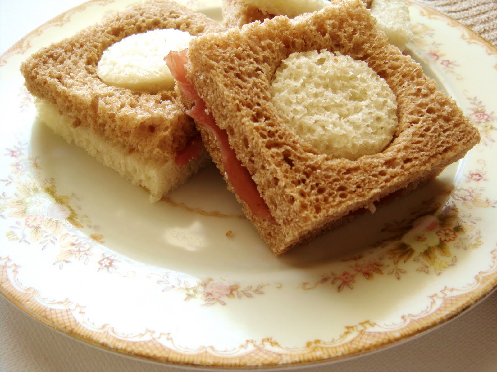the little olive branch prosciutto tea sandwich