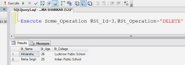 How to Perform Some DML Commands with Single Stored Procedure in SQL ...