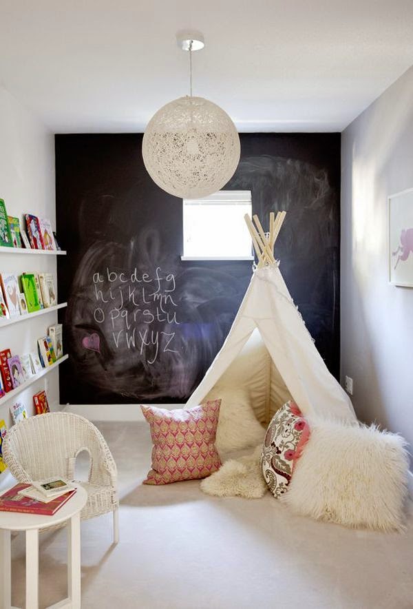 DIY habitación niños con pizarra