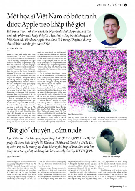 Mot hoa si Viet Nam co buc tranh duoc Apple treo khap the gioi - Anh 3