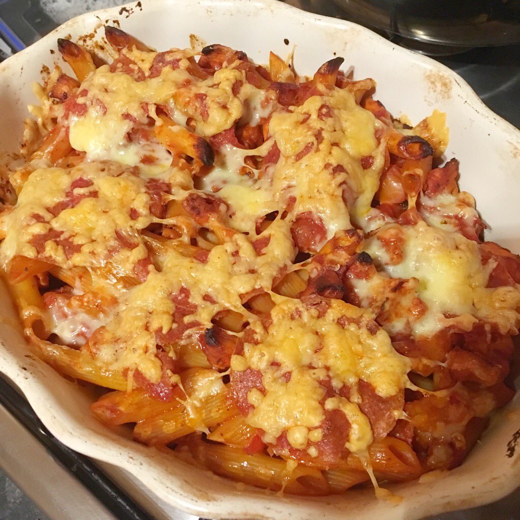 Pizza Pasta Bake Recipe Food and Other Loves