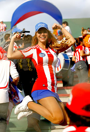 Paraguay Beauties Celebrate Copa America 2011 Photos