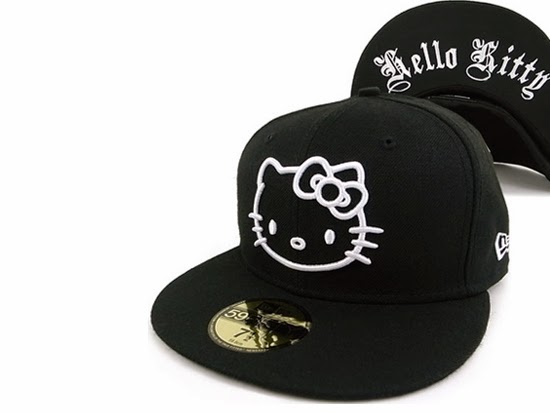 Gambar Topi Hello Kitty Lucu Imut Hitam Black Hat Hello Kitty 