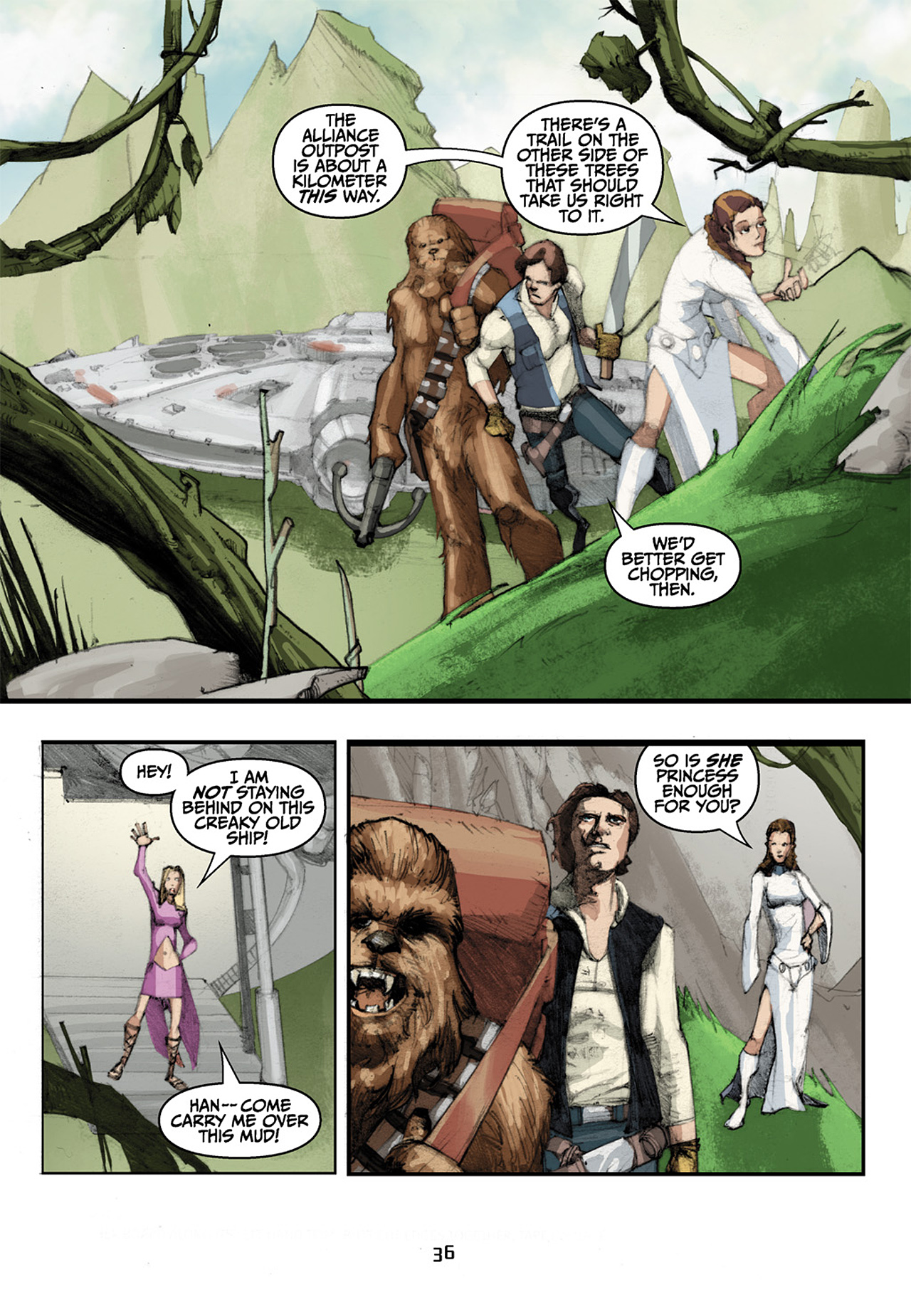 Read online Star Wars Adventures comic -  Issue # Issue Princess Leia and the Royal Ransom - 37