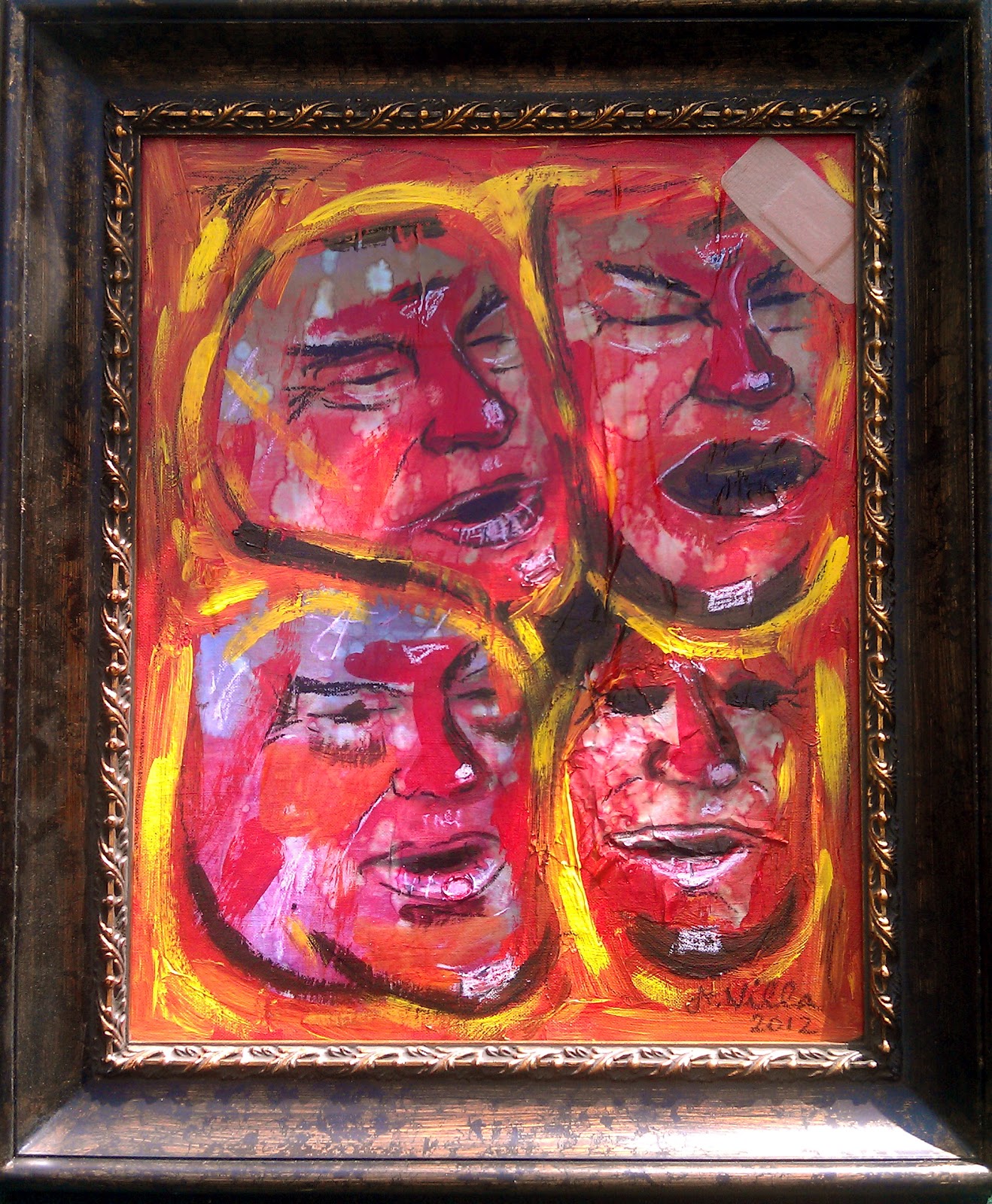 Angie Villa Art & Education New Art Work"POWER CORRUPTS"