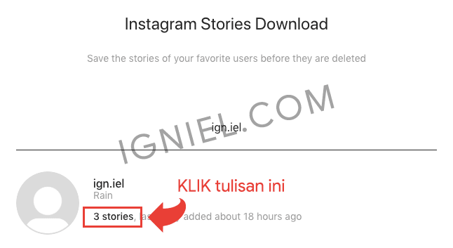 Tutorial Save Friends IG Story Without Additional Software
