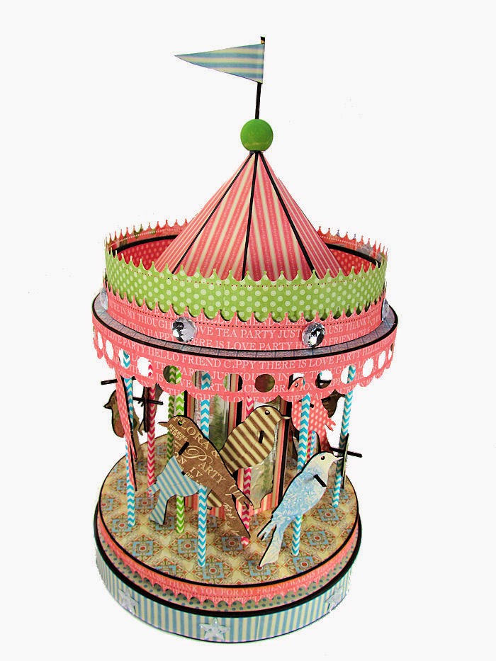 The Gentleman Crafter: Liya Kate's Birthday Bird Carousel...