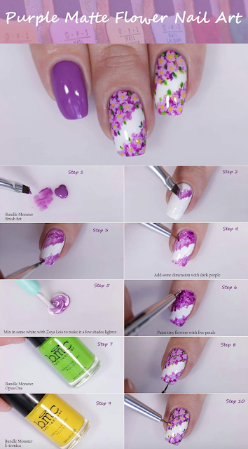 50+ Stunning Flower Nail Art Designs That are Insanely Beautiful