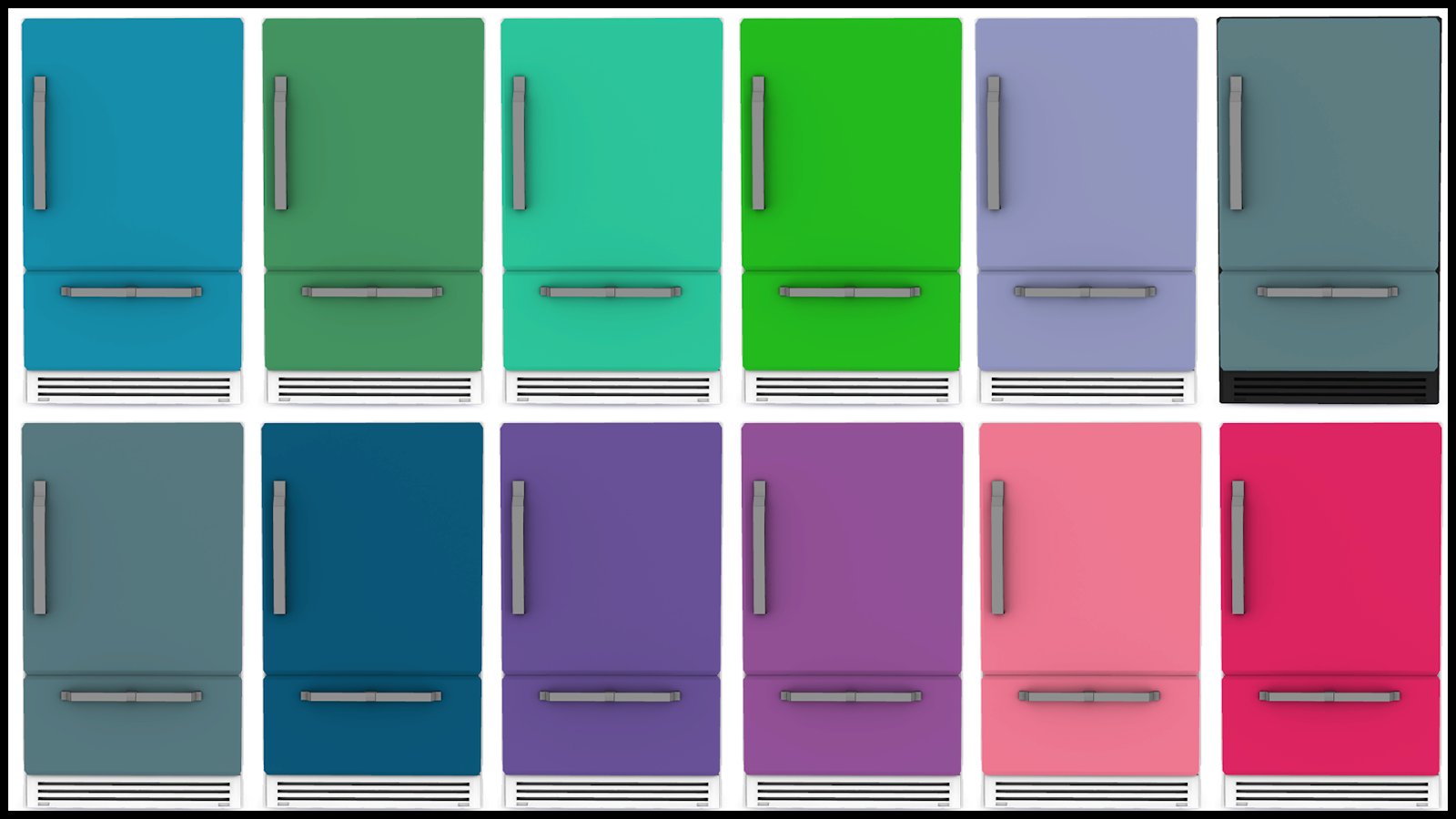 Download Sims 4 Pose Retro Fridge {Fridge Mesh} Sims 4 Pose CC
