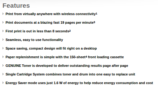 canon lbp6030w specification
