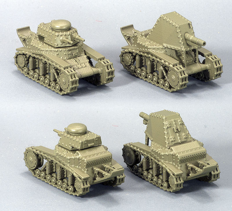 Shouting Into The Void: T18, SU18, SdKfz3 primed