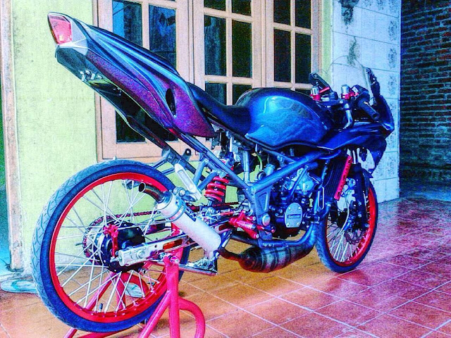 Modifikasi ninja rr super kips Jari-jari