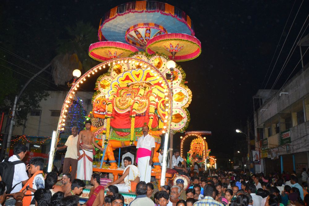 2015 Deepam Festival. Day Three—Night: Simha Vahanam - ARUNACHALA GRACE