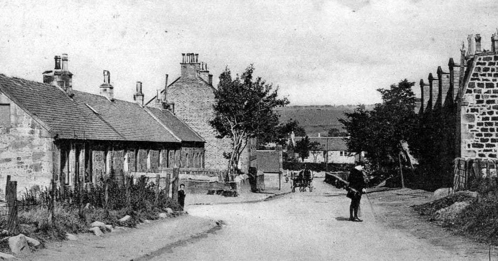 Tour Scotland Old Photograph Bridge Street Avonbridge Scotland
