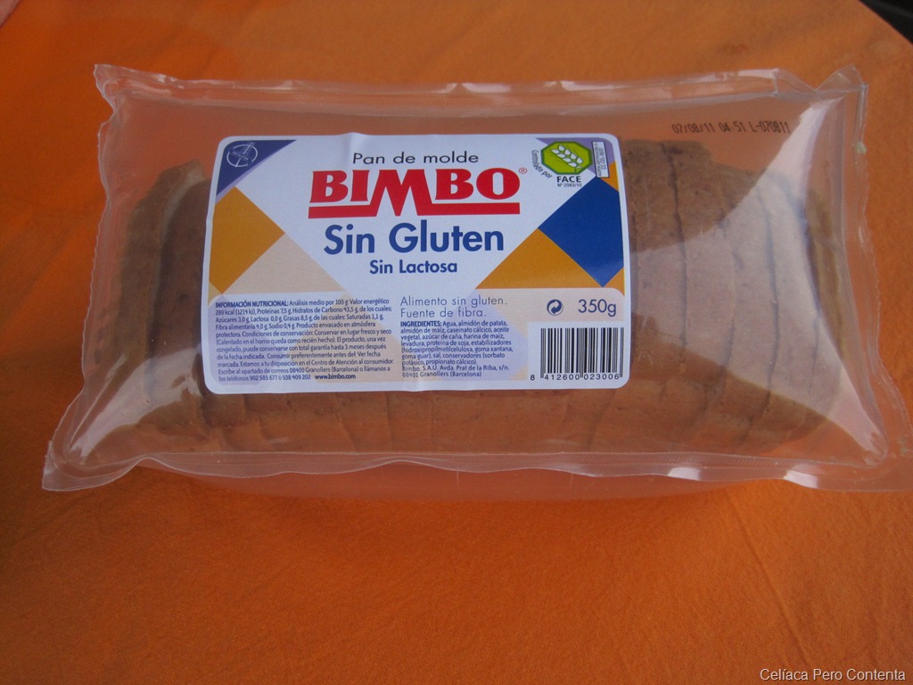 Cuenca sin gluten Novedad PAN "BIMBO" SIN GLUTEN