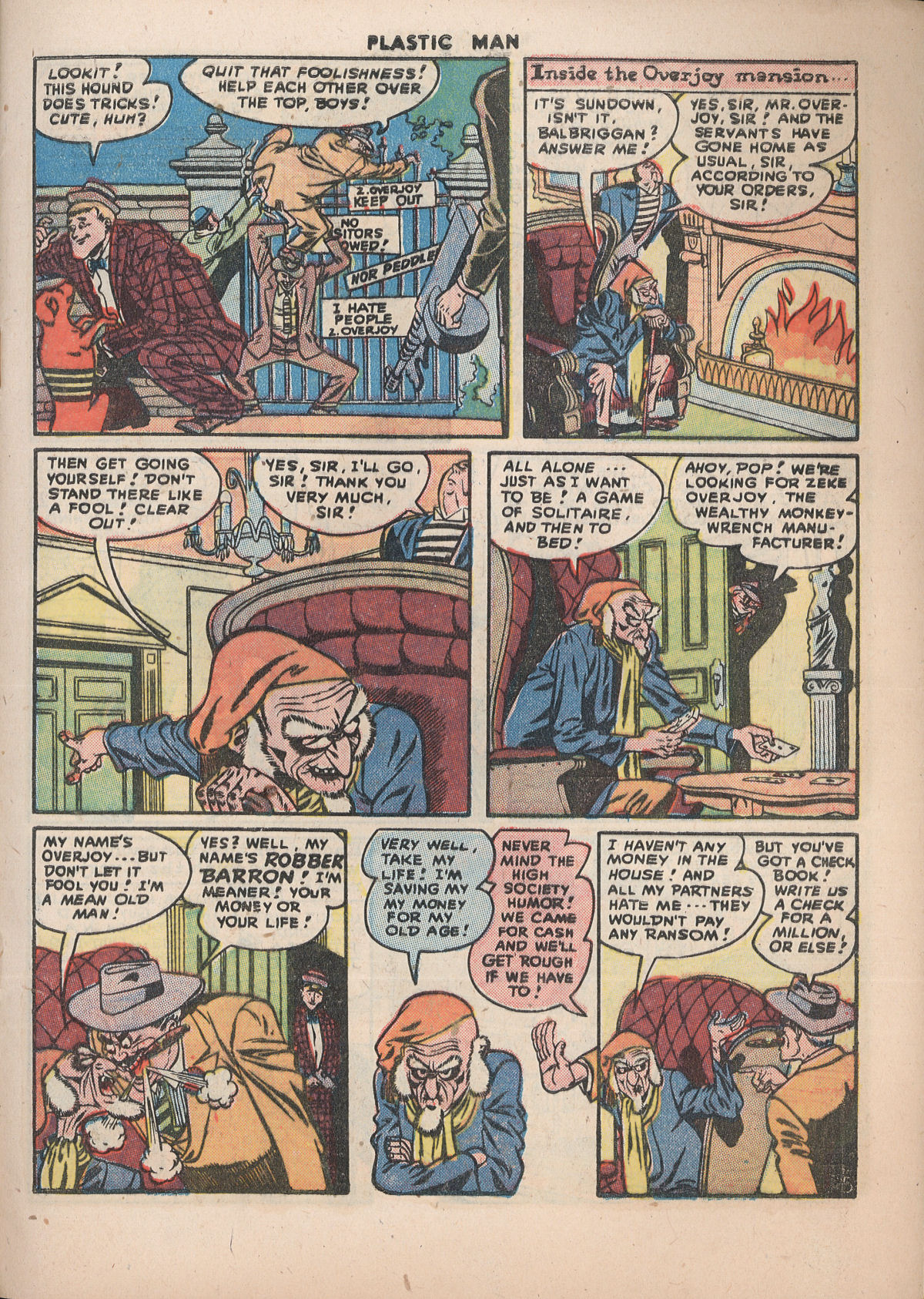 Read online Plastic Man (1943) comic -  Issue #11 - 7