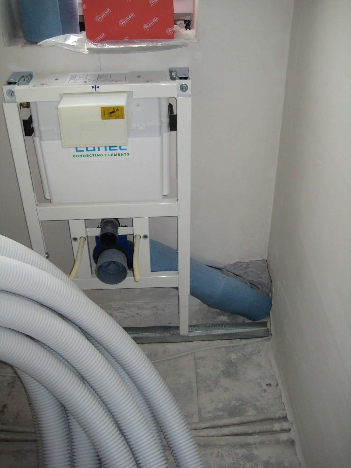 Unser Haus entsteht: Sanitär und Trockenbau