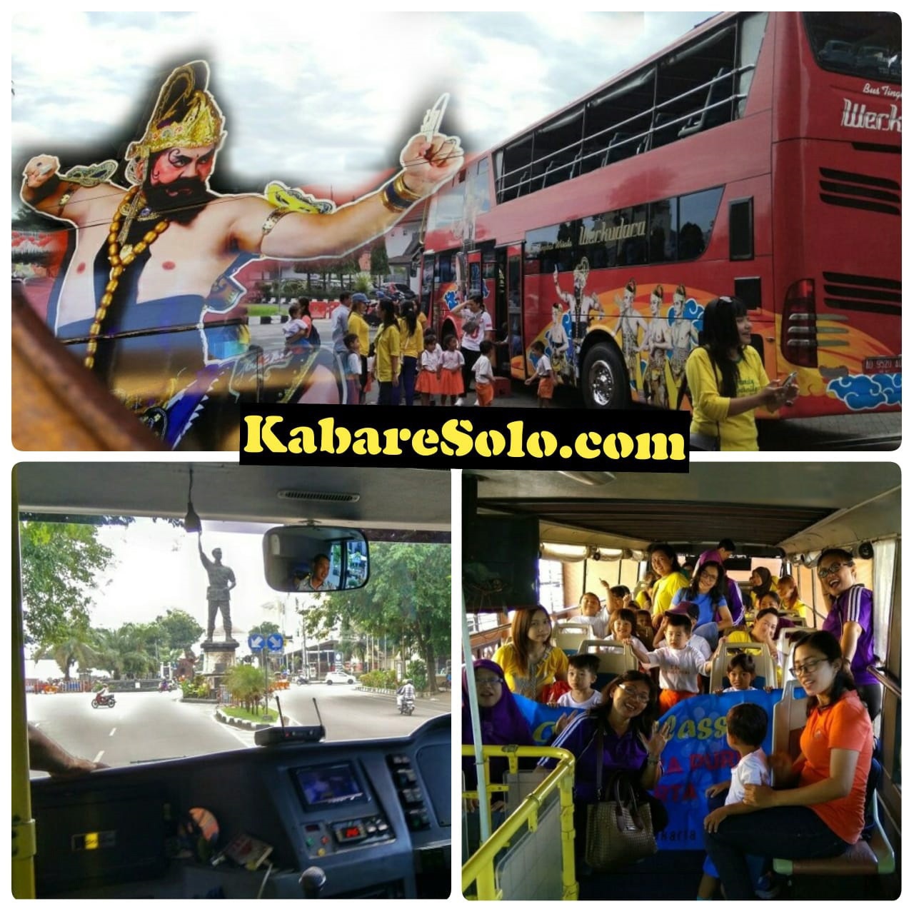 Pesan Tiket Di Sini Hanya Rp 20 Ribu Nikmati Keliling Kota Solo Dari Ketinggian Bus Tingkat Werkudara Kabare Solo