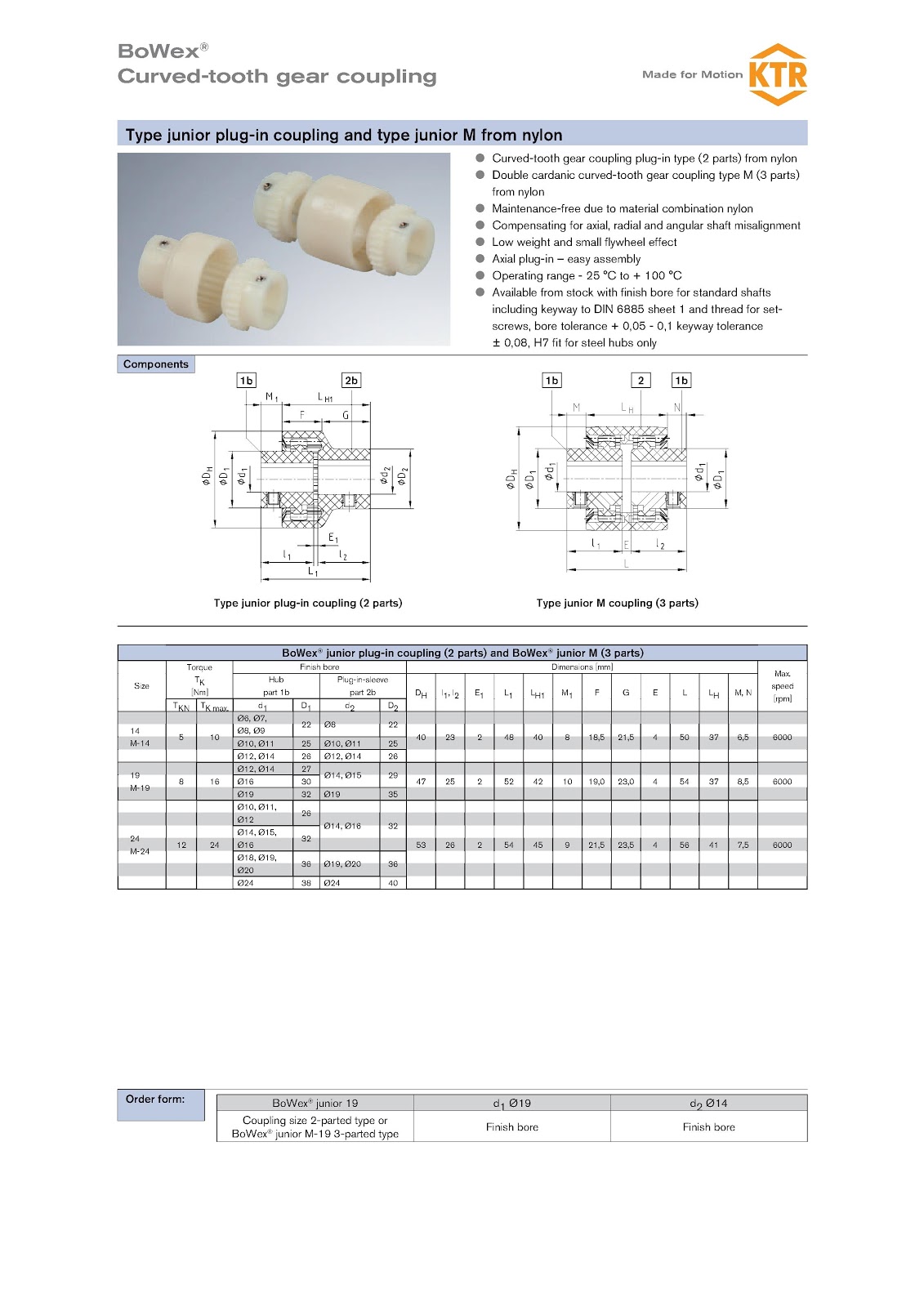 BOWEX COUPLING BOWEX KTR MADE IN GERMANY