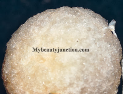 White cleansing Konjac sponge review, photos and use