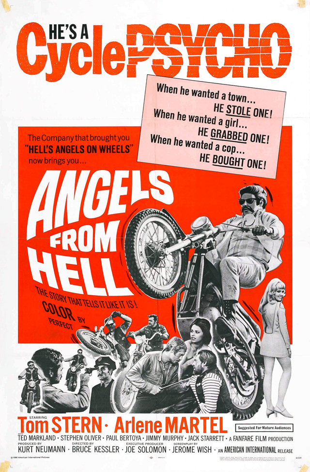 angels from **** | biker movie poster
