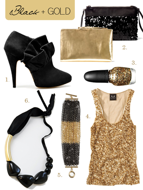 In Honor Of Design: Color Files: Black + Gold