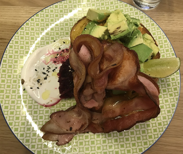 Drugstore Espresso, South Yarra, avocado toast with red chimichurri