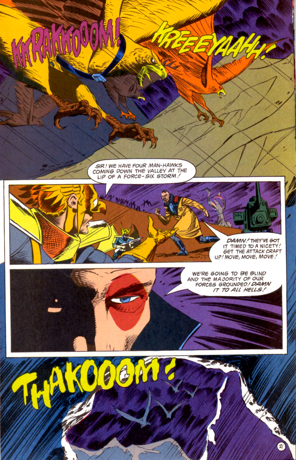 Read online Hawkworld (1990) comic -  Issue #23 - 22