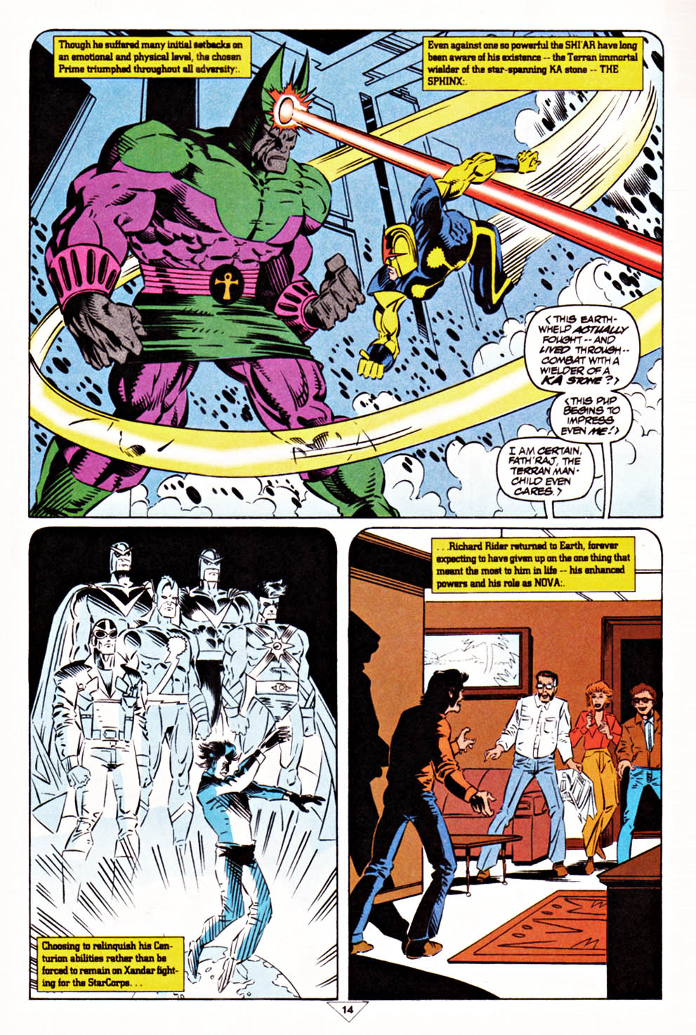 Read online Nova (1994) comic -  Issue #1 - 10