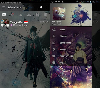 BBM MOD Sasuke v3.2.0.6 APK Versi Terbaru