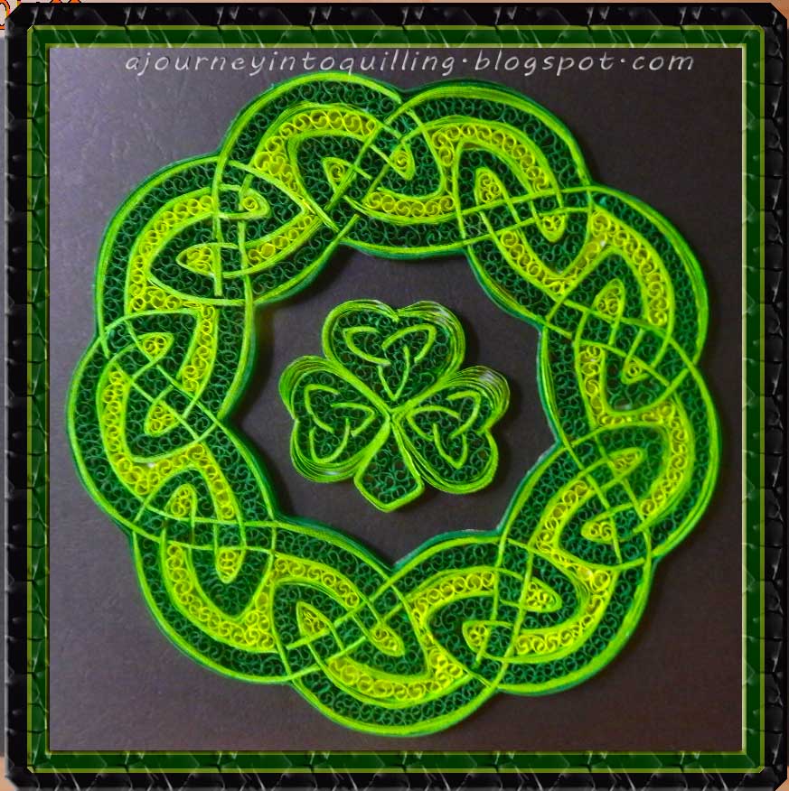 A Journey into Quilling & Paper Crafting Quilled Celtic Knot Quilled