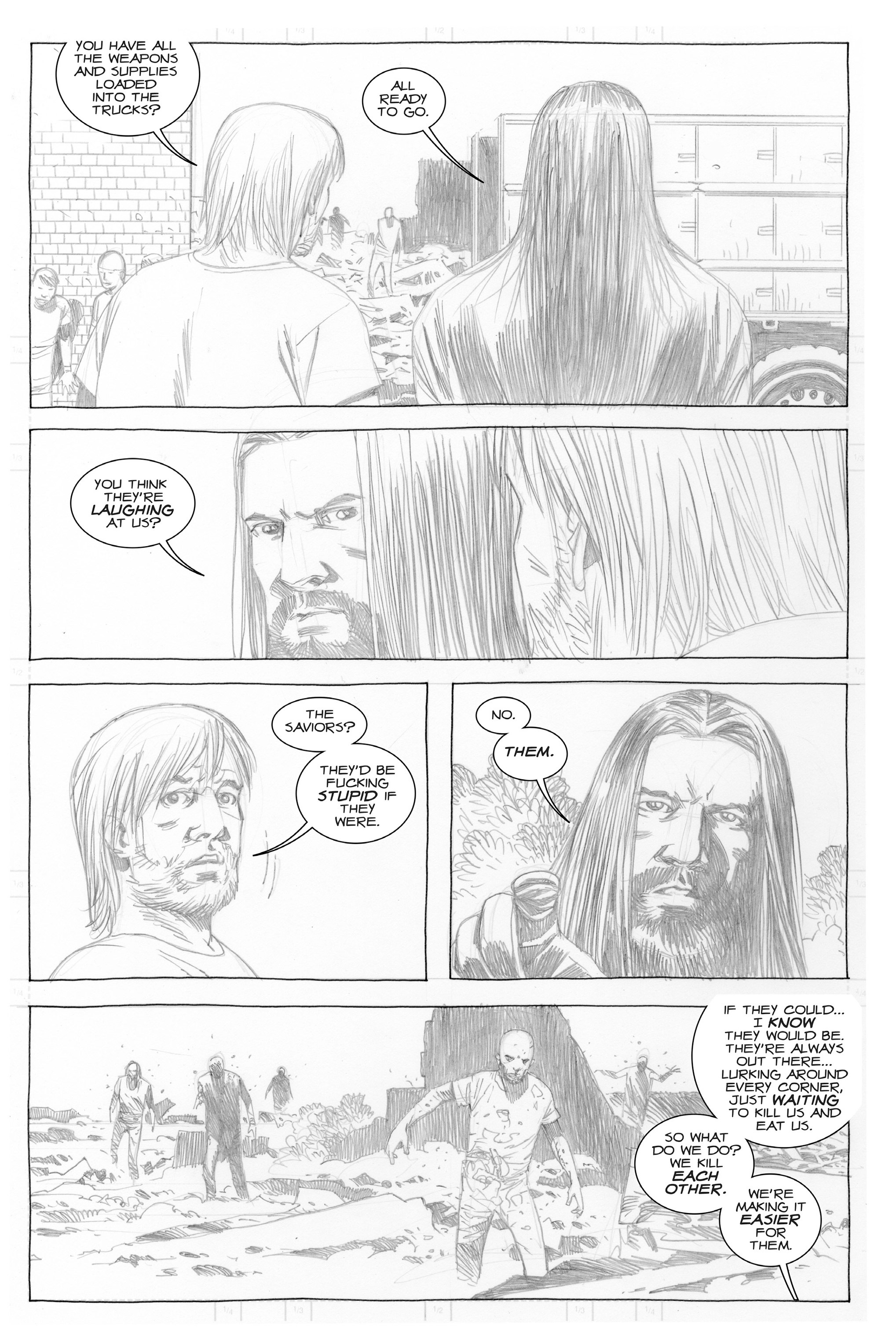Read online The Walking Dead comic -  Issue # _All Out War Artist Proof Edition - 89