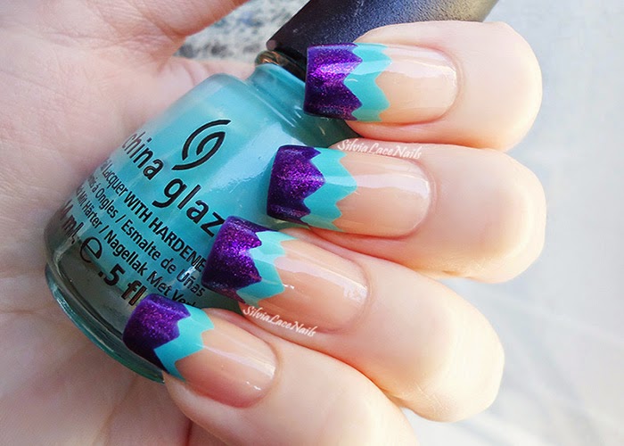 8. Short Nail Designs with Purple French Tips: Tips and Tricks - wide 8