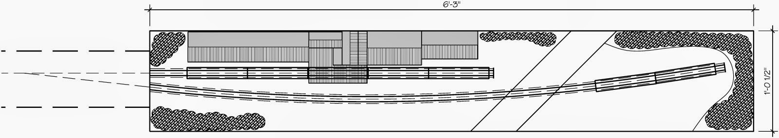 Thatcher's Inlet Layout Quebec South Shore Railway: A new approach