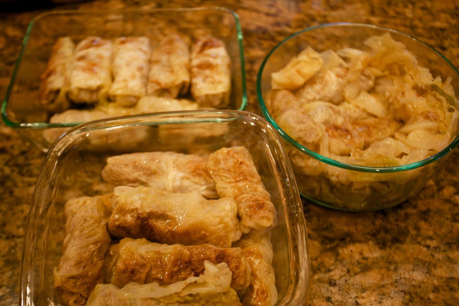 Stuffed Cabbage Rolls in Beef Gravy