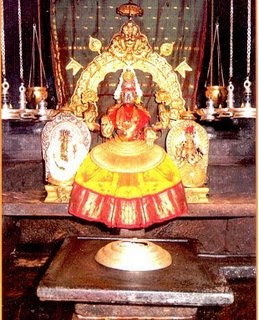 Picture of Goddess Mookambika Devi of Kollur Mookambika Temple in Karnataka