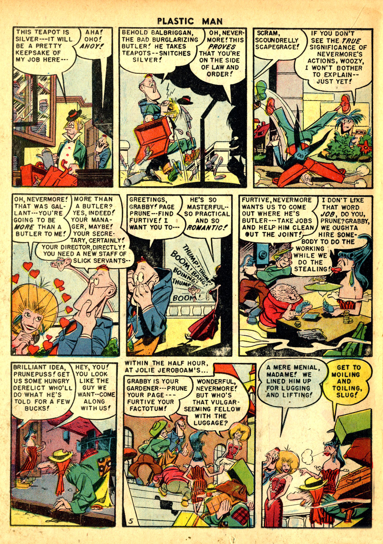 Read online Plastic Man (1943) comic -  Issue #23 - 22