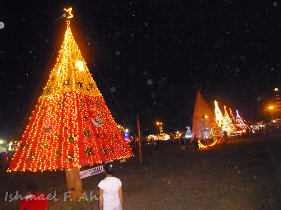 Christmas trees in Kahayag Festival