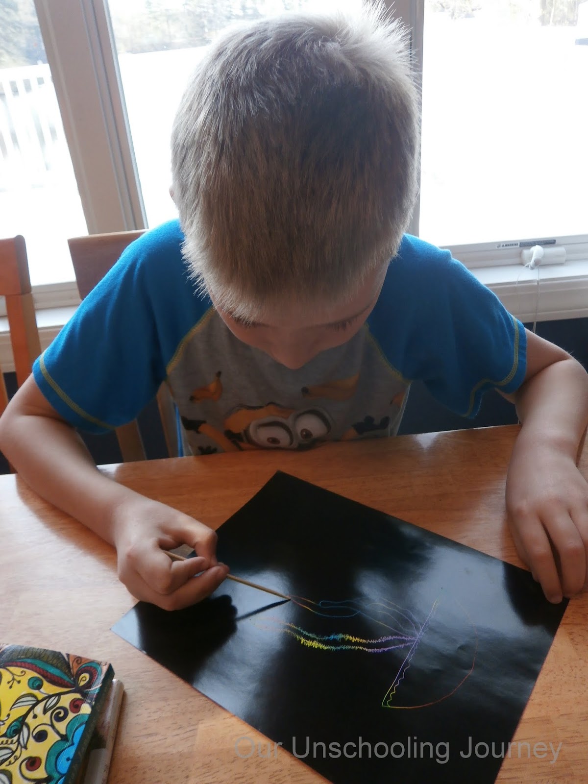 Art Project 7 Jellyfish Scratch Art