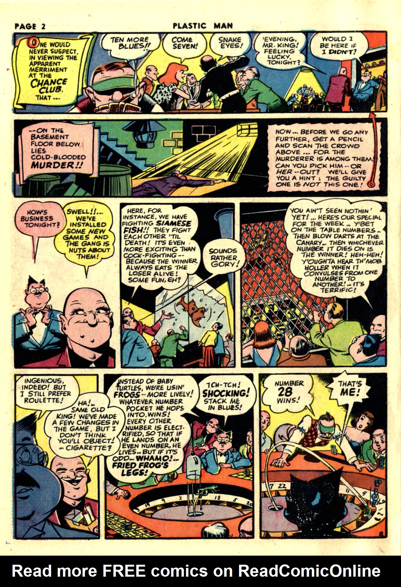 Read online Plastic Man (1943) comic -  Issue #1 - 4