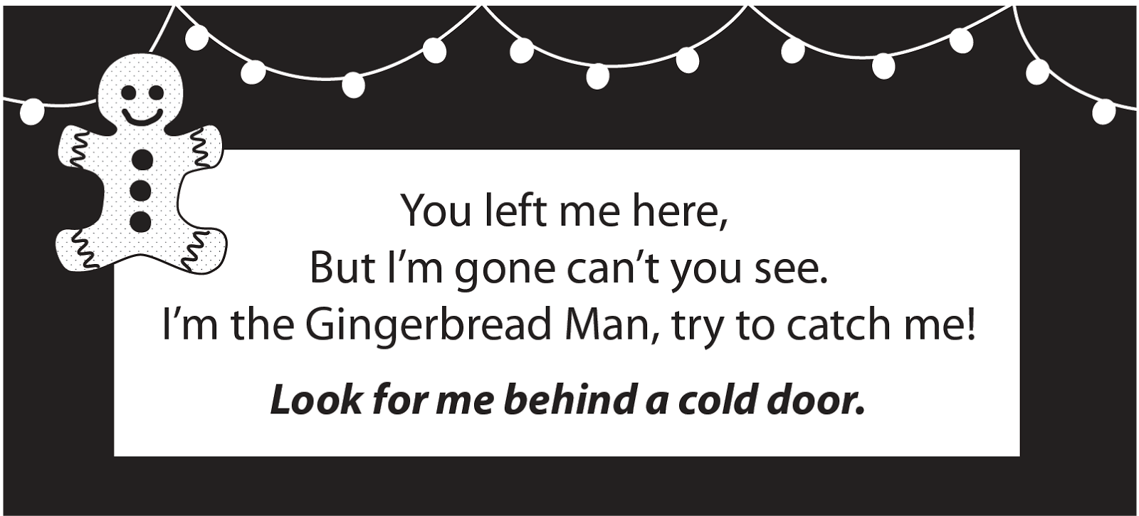 Ashlee Rae Designs Gingerbread Man Hunt