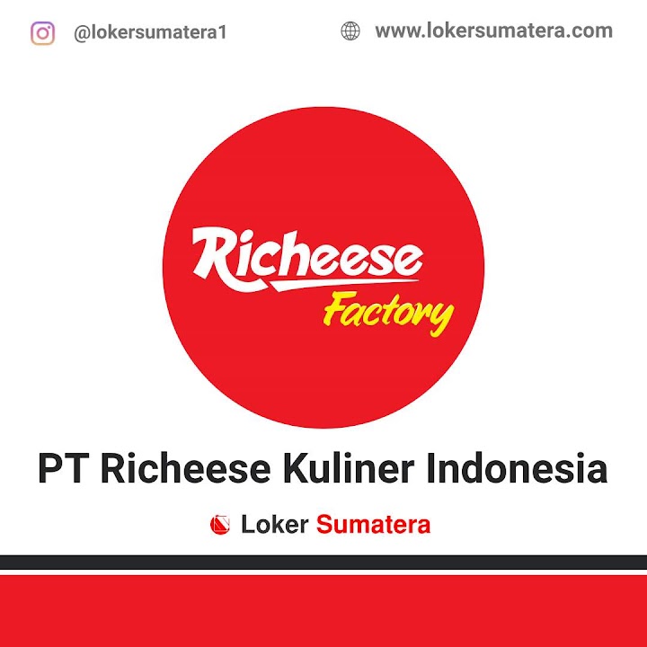 Lowongan Kerja Jambi, Richeese Factory sebagai Outlet Crew. Deadline 15 Mei 2022 Lowongan Kerja Jambi, Richeese Factory sebagai Outlet Crew. Deadline 15 Mei 2022