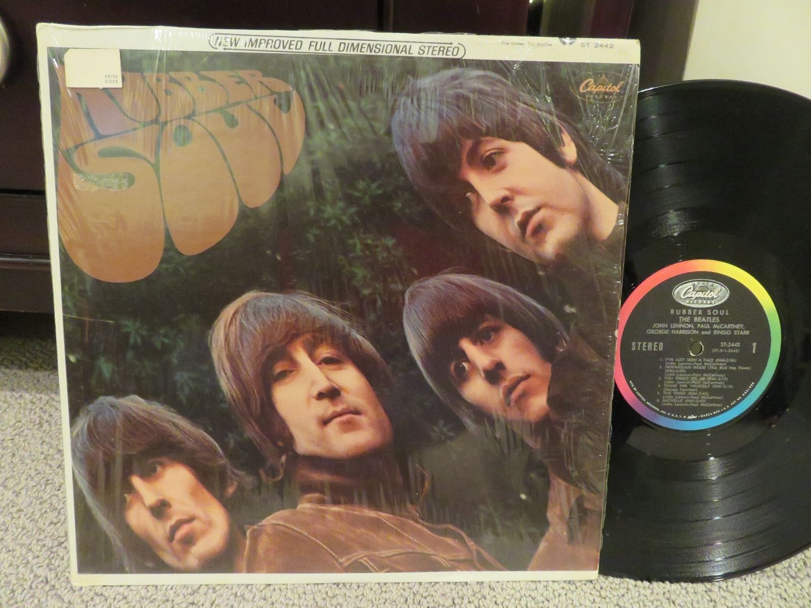 THE BEATLES Mint Rubber Soul Vinyl record