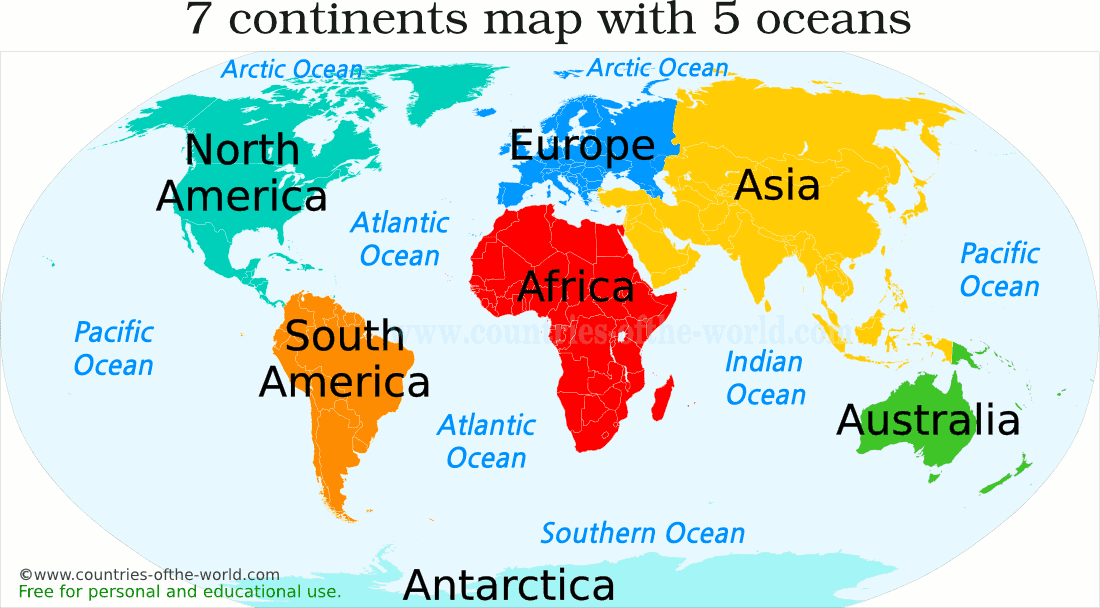 English C E I P Luis Casado Continents And Oceans English C E I P Luis Casado Continents And Oceans