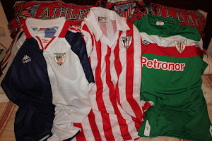 Mis camisetas del Athletic Club de Bilbao