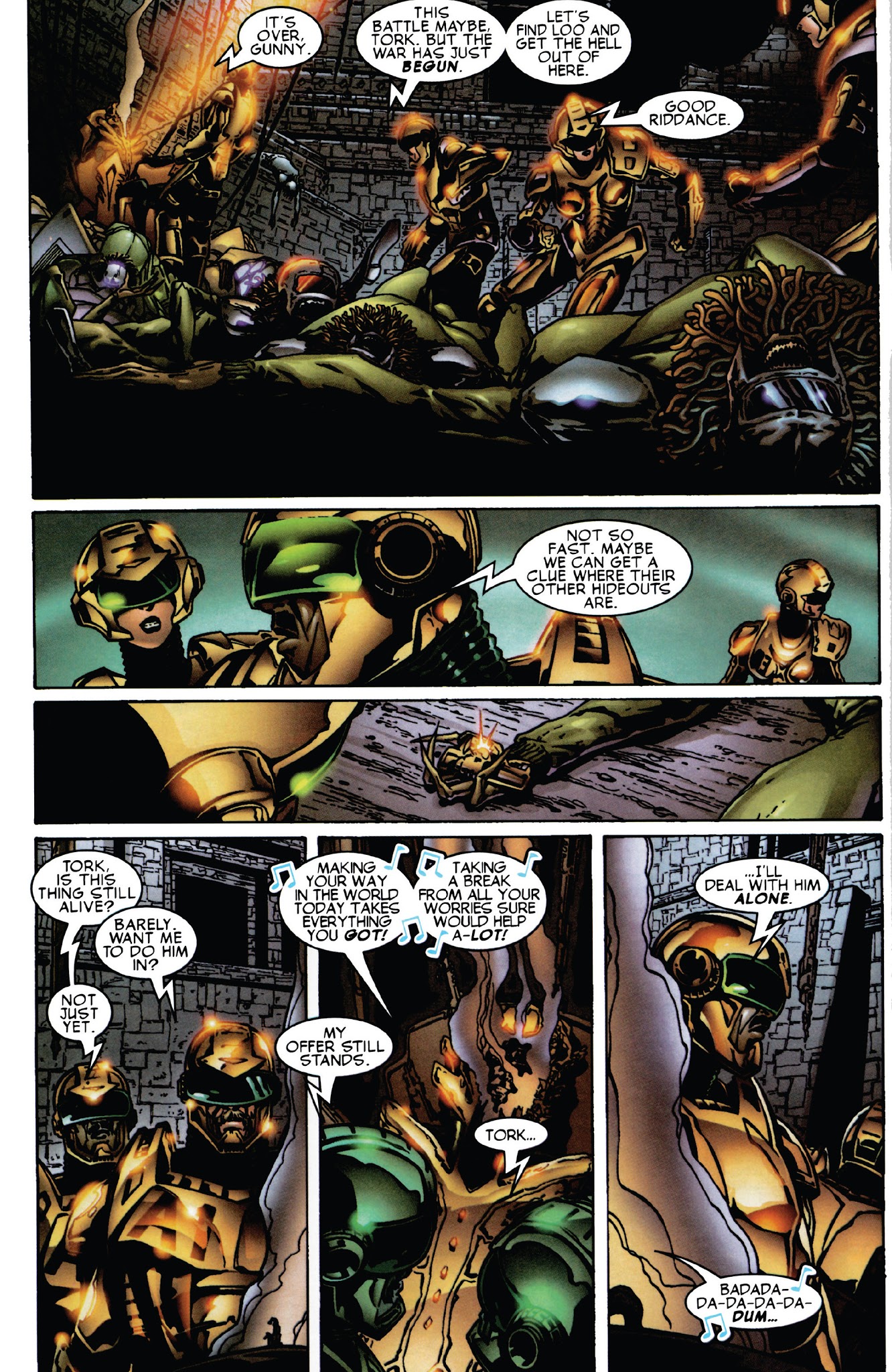 Read online Armorines (1999) comic -  Issue #2 - 22