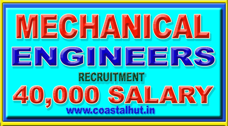 ENGINEERING JOBS MECHANICAL ENGINEERS RECRUITMENT 40,000 SALARY