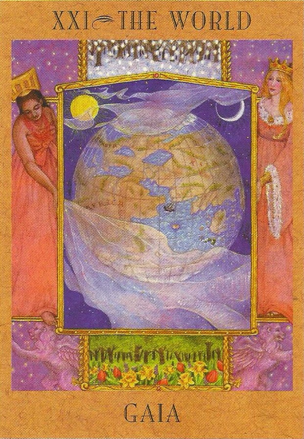 Tarot da Deusa Carta 21 - Gaia Tarot da Deusa Carta 21 - Gaia