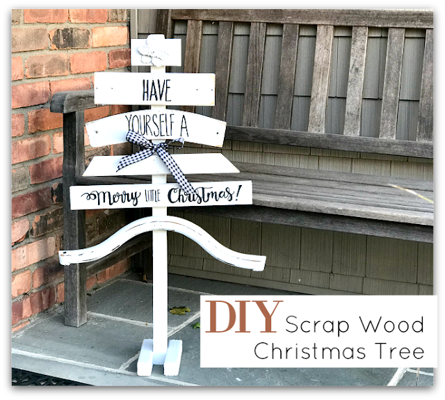 DIY Scrap Wood Merry Little Christmas Tree. Homeroad.net